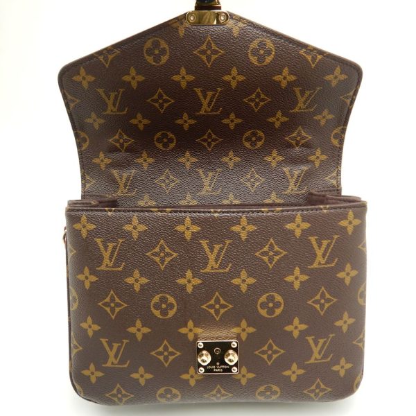 7 Louis Vuitton Monogram Pochette Metis MM Brown 2WAY Bag