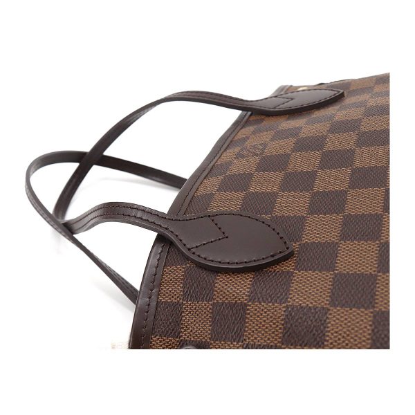 7 Louis Vuitton Damier Neverfull PM Tote Bag Brown Gold Hardware