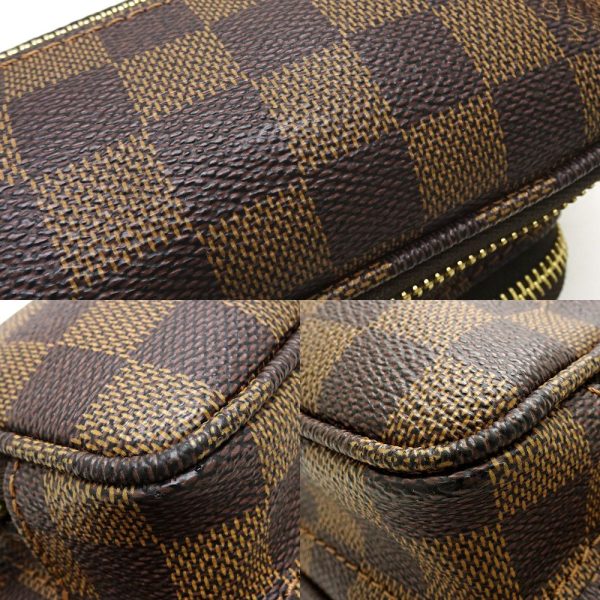 7 Louis Vuitton Damier Bum Bag Melville Ebene Waist Pouch Brown