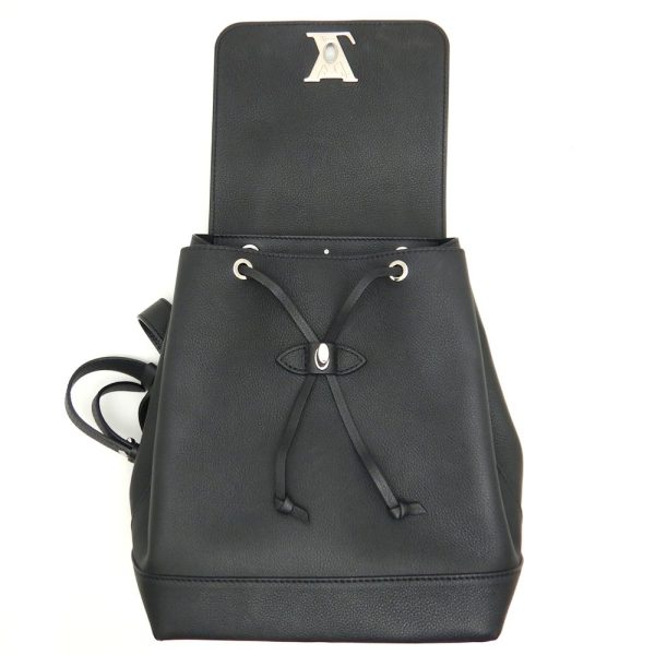 7 Louis Vuitton LockMe Backpack Calf Noir Black