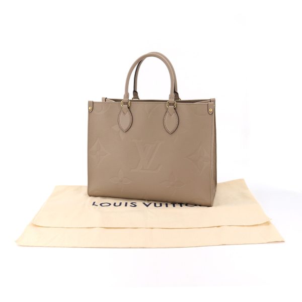 7 Louis Vuitton Monogram Emplant Onthego MM 2 Way Tote Shoulder Bag