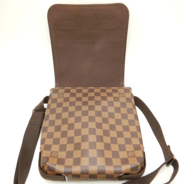 7 Louis Vuitton Damier Brooklyn PM Ebene Diagonal Shoulder Brown