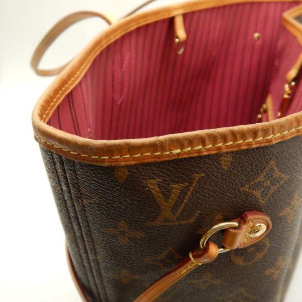 7 Louis Vuitton Monogram Neverfull MM Pivoine Tote Bag