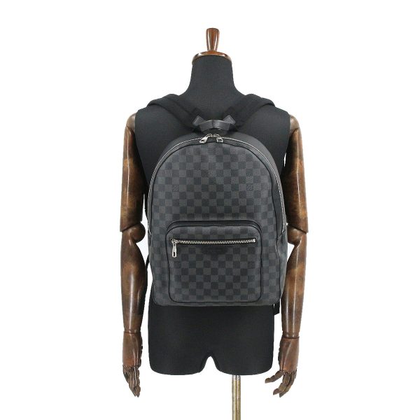 7 Louis Vuitton Damier Graphite Josh Backpack Rucksack Black Gray