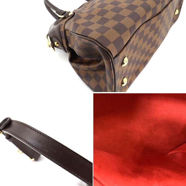 7 Louis Vuitton Damier Trevi PM 2 Way Hand Shoulder Bag Ebene