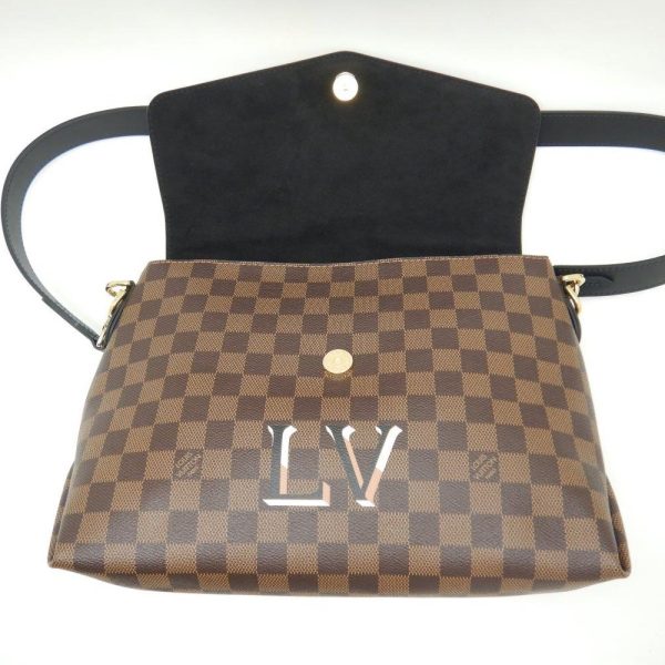 7 Louis Vuitton Damier Beaubourg Ebene Shoulder Bag Brown