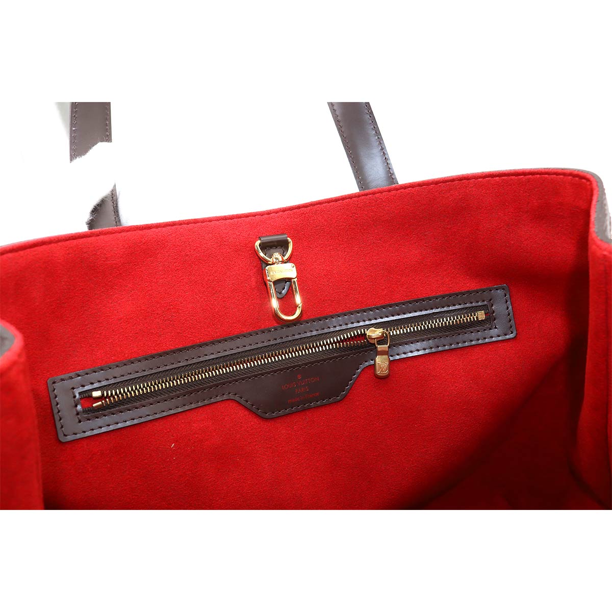 Louis Vuitton Damier Hampstead MM Tote Bag Ebene Brown - Image 7