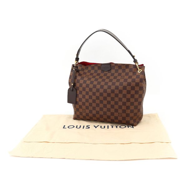 7 Louis Vuitton Damier Graceful PM Shoulder Bag Ebene