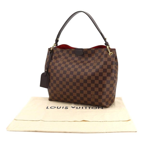 8 Louis Vuitton Damier Graceful PM Shoulder Bag Ebene