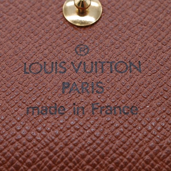 8 Louis Vuitton Portefeuille Elyse Folding Wallet Monogram Brown