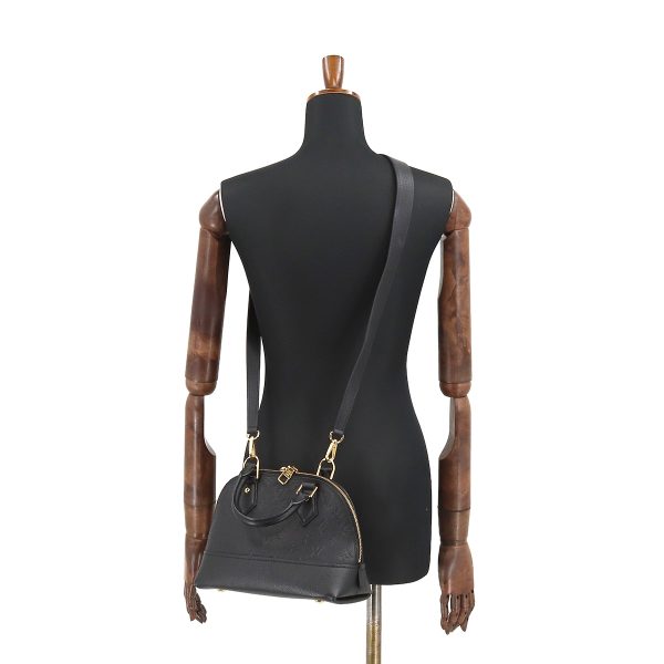 8 Louis Vuitton Monogram Emplant Neo Alma BB Shoulder Bag Leather Noir Black