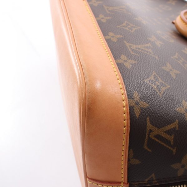 8 Louis Vuitton Alma PM Monogram Handbag Leather Brown