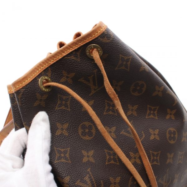 8 Louis Vuitton Monogram Shoulder Bag Leather Brown