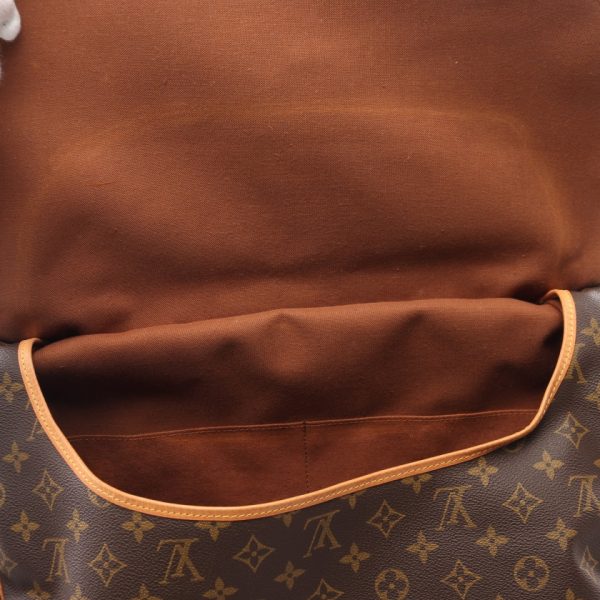 8 Louis Vuitton Saumur 43 Monogram Shoulder Bag Brown