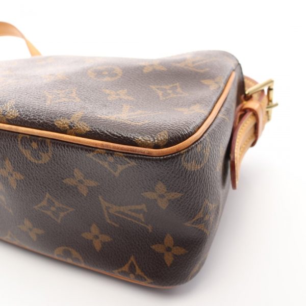 8 Louis Vuitton Vibasite MM Monogram Shoulder Bag Brown