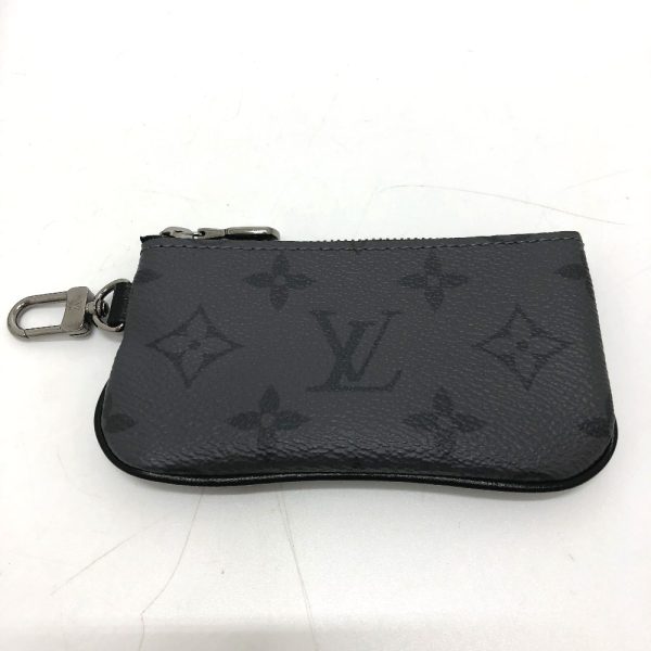 8 Louis Vuitton Monogram Eclipse Trio Clutch Bag Black