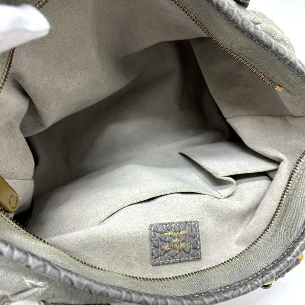 8 Louis Vuitton Denim NeoCabby MM Handbag Gray