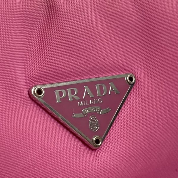 8 Prada Triangle Plate Mini Bag Handbag Pink