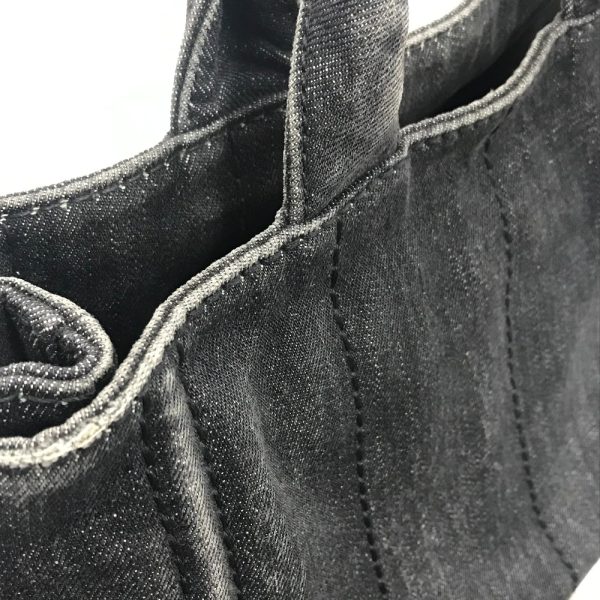 8 Prada Canapa Denim Bag Handbag Tote Bag