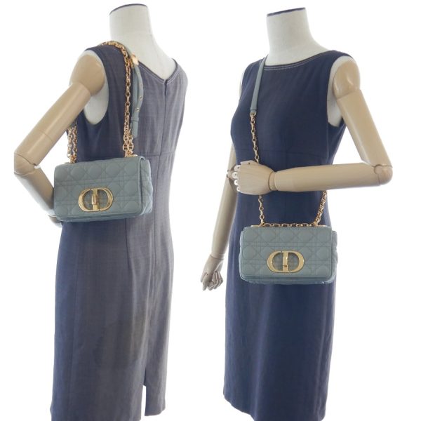 8 Christian Dior Caro Cloud Blue Shoulder Bag