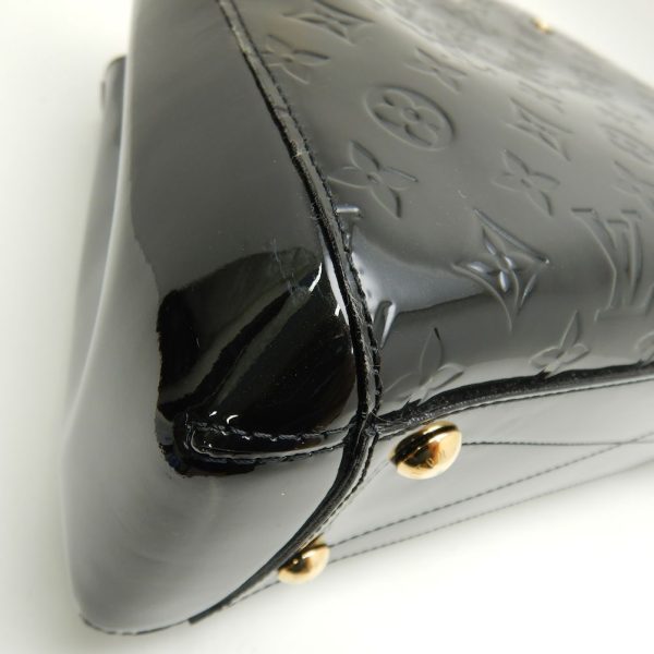 8 Louis Vuitton Vernis Montaigne MM Noir Black 2WAY Bag