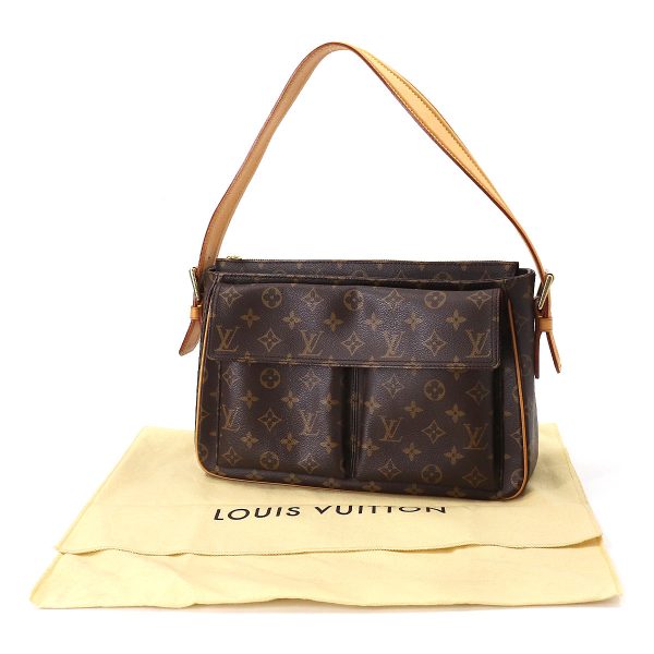 8 Louis Vuitton Monogram Viva Cite GM Shoulder Bag Brown