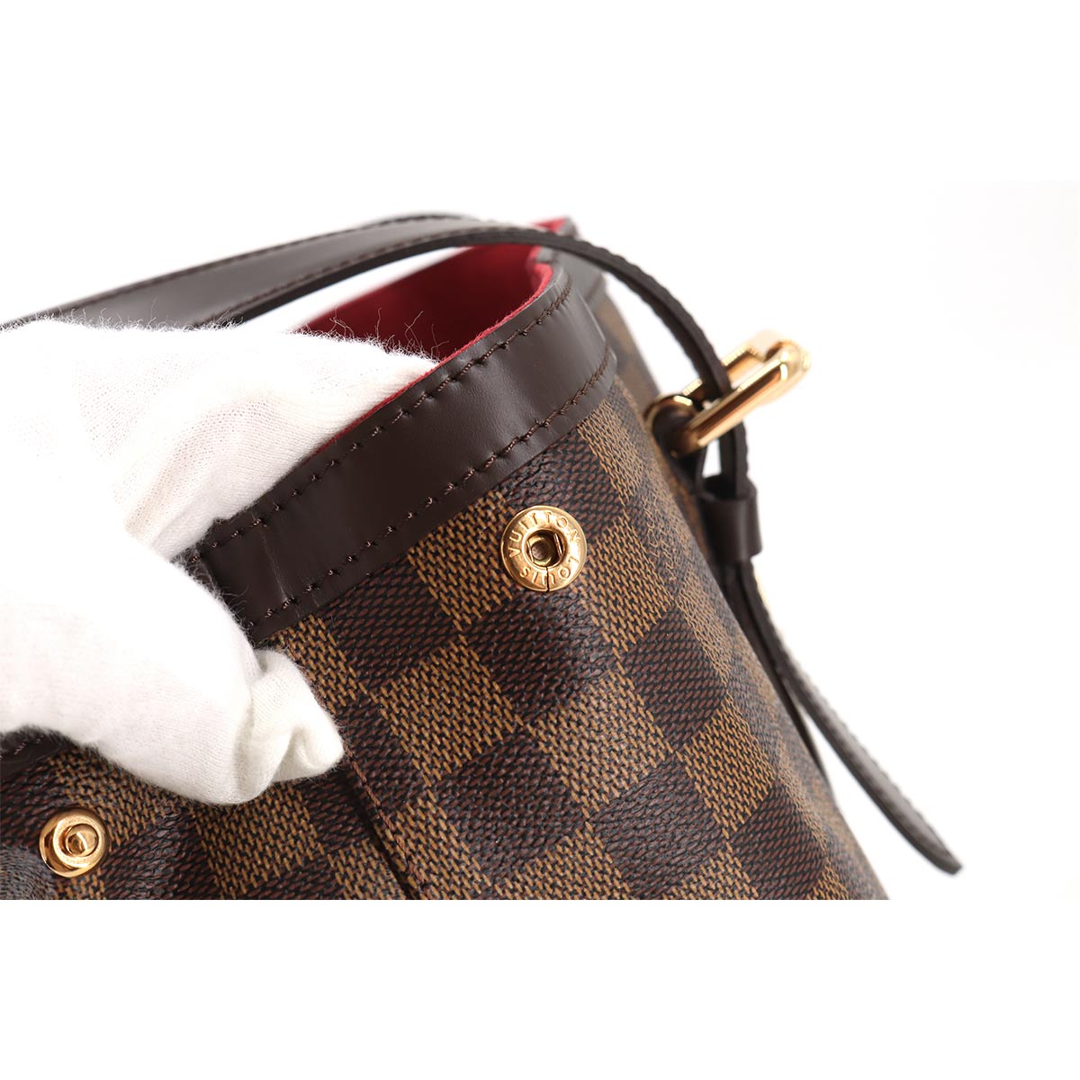 Louis Vuitton Damier Hampstead MM Tote Bag Ebene Brown - Image 8
