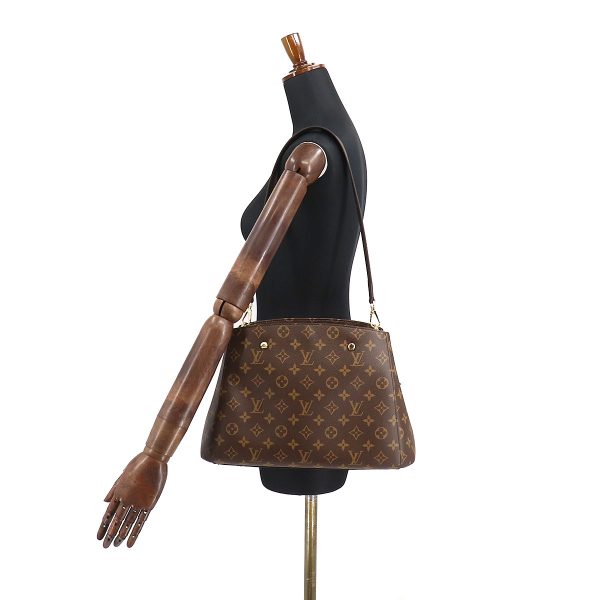 8 Louis Vuitton Monogram Montaigne MM 2 Way Hand Shoulder Bag