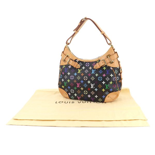 8 Louis Vuitton Monogram Multicolor Greta Noir Gold Hardware Black