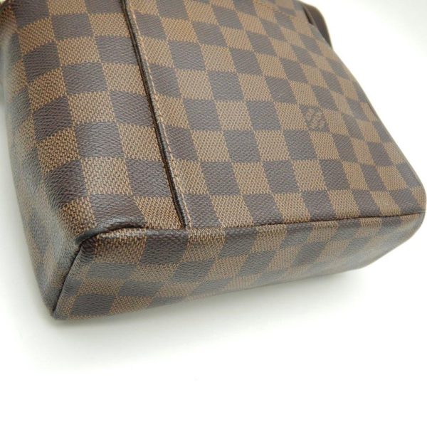 8 Louis Vuitton Damier Olaf PM Ebene Shoulder Brown