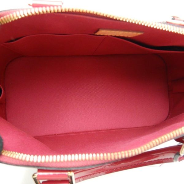 8 Louis Vuitton Vernis Alma PM Rose Andian Handbag