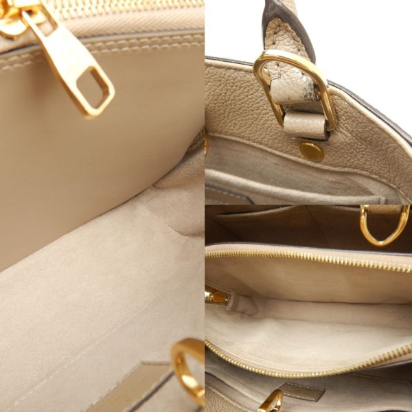 8 Louis Vuitton Montaigne BB Handbag Tourtrell Creme