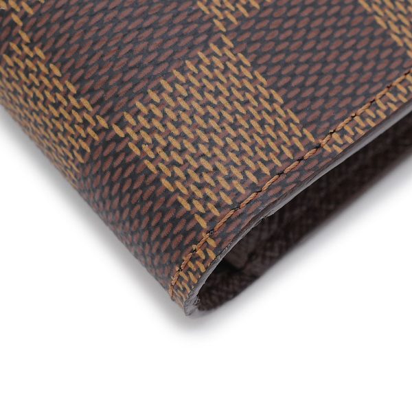 8 Louis Vuitton Portefeuille Marco Folding Wallet Damier Brown