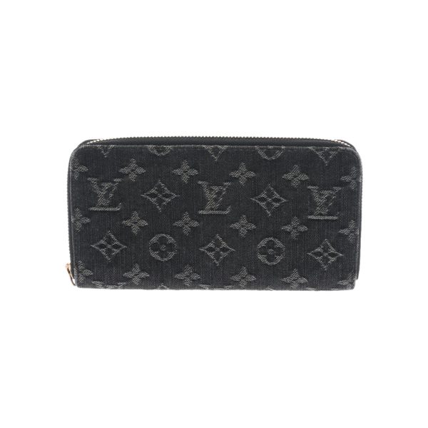 800000111035000 1 Louis Vuitton Monogram Denim Zippy Wallet