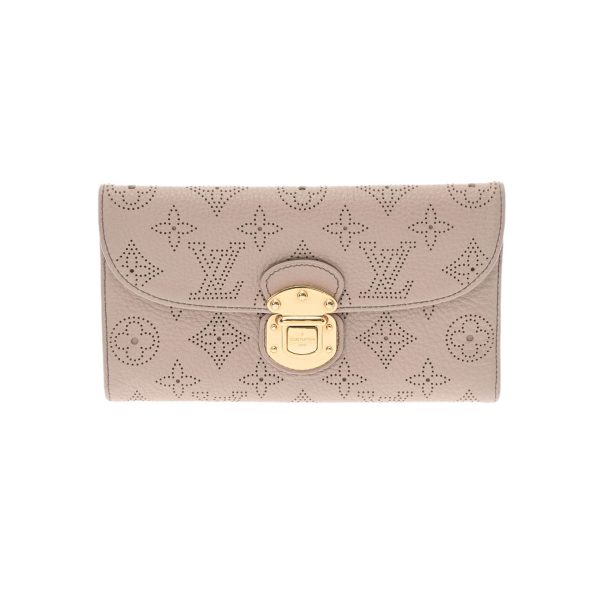 800000111040000 1 Louis Vuitton Monogram Mahina Portefeuille Amelia Wallet