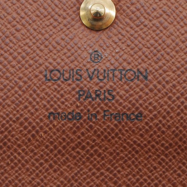 9 Louis Vuitton Porte Tresor Etuy Papier Folding Wallet Monogram Brown