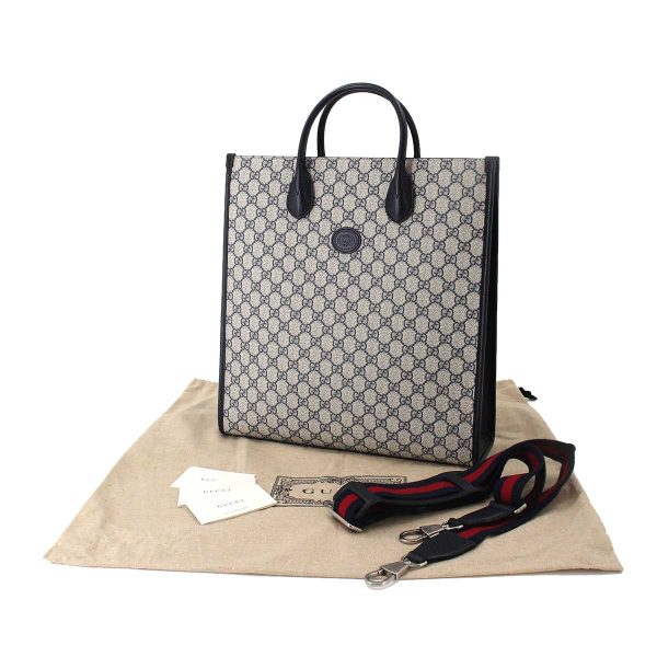 9 Gucci Interlocking GG Medium Shoulder Supreme Canvas Leather