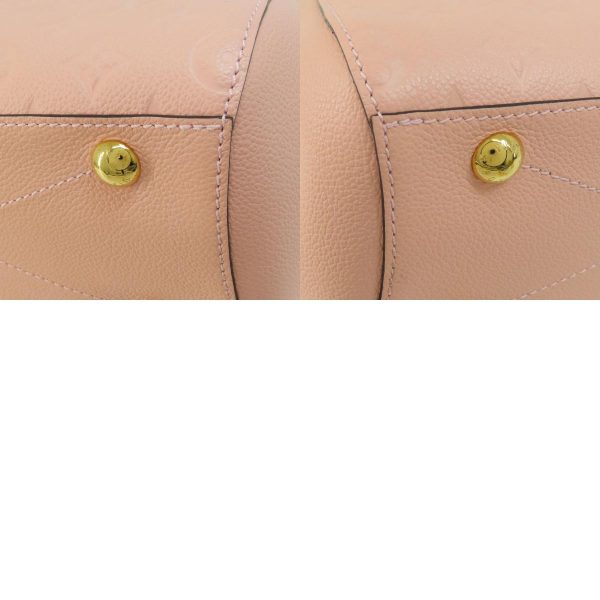9 Louis Vuitton Montaigne BB Handbag Emplant PInk