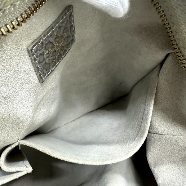 9 Louis Vuitton Denim NeoCabby MM Handbag Gray