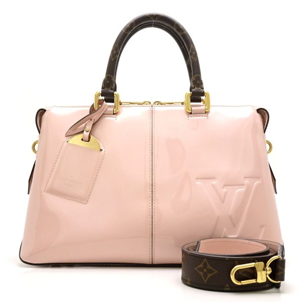 9 Louis Vuitton Miroir Patent Leather Rose Ballerine Pink 2WAY Bag