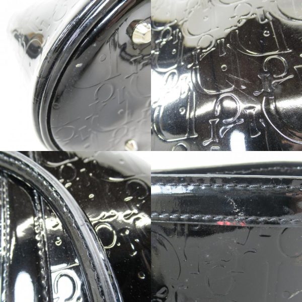 96118401 10 combine Christian Dior Embossed Tote Bag Patent Leather