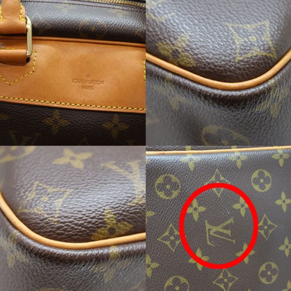 a23 6655 6 Louis Vuitton Bowling Vanity Monogram Canvas Handbag