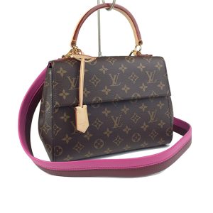 bst 12324 8 Louis Vuitton Sistine PM Bag Damier Ebene Brown