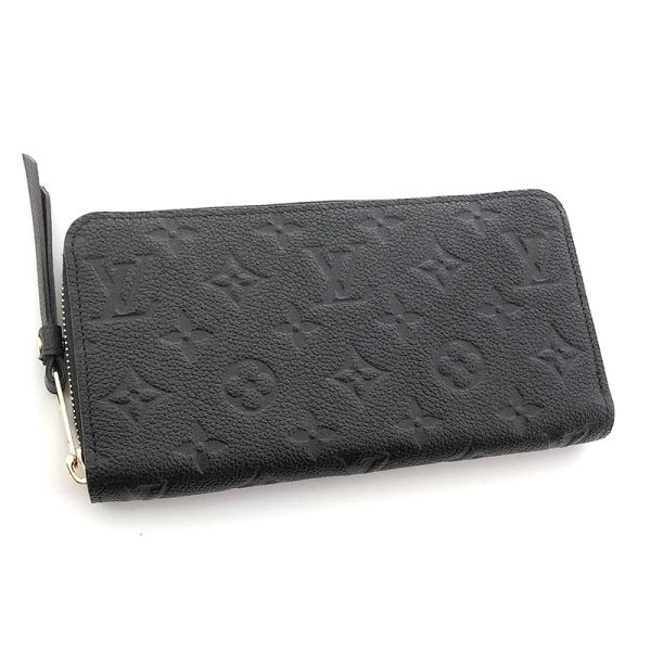 bst 13417 2 Louis Vuitton Monogram Amplant Zippy Wallet Noir Black Long