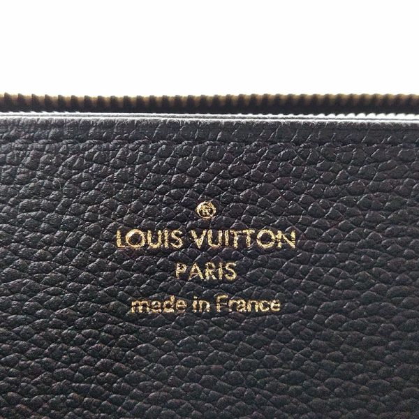 bst 13417 7 Louis Vuitton Monogram Amplant Zippy Wallet Noir Black Long