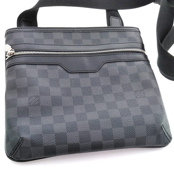 bst 13418 2 Louis Vuitton Damier Graphite Thomas Shoulder Bag