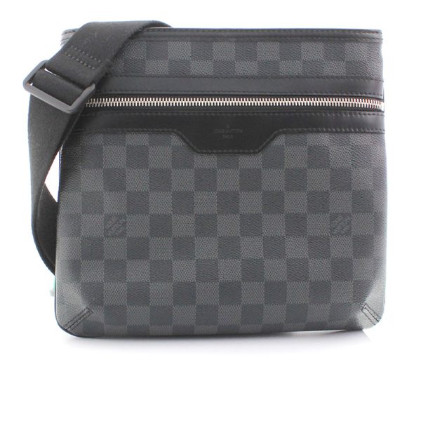 bst 13418 7 Louis Vuitton Damier Graphite Thomas Shoulder Bag