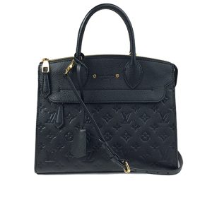 gnt 12206 7 Louis Vuitton Speedy Bandouliere 25 Monogram Empreinte Leather 2way Shoulder Bag Handbag Marine Rouge Navy