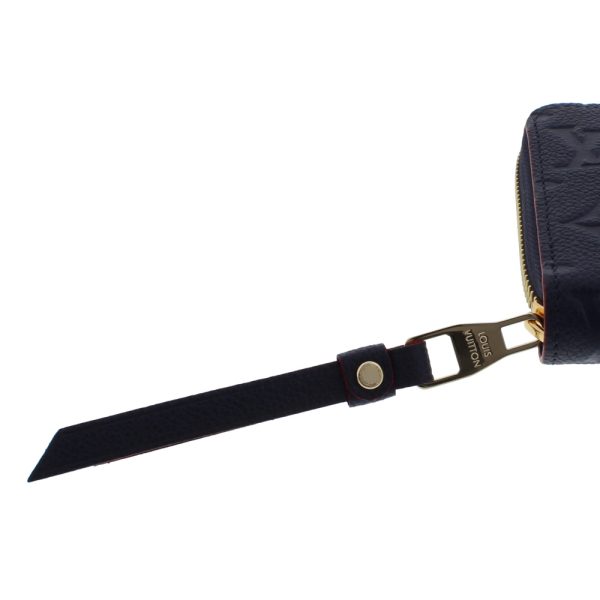 0404 31 Louis Vuitton Zippy Marine Rouge Emplant Long Wallet
