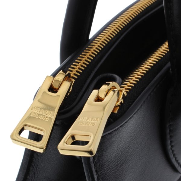 0405 09 Prada Paradigm Saffiano 2way Black Handbag